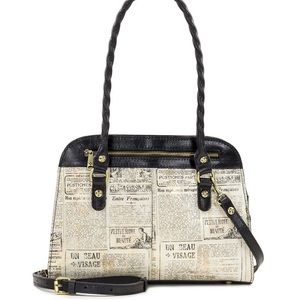Patricia Nash Newspaper Calvi Square Box Purse NWT